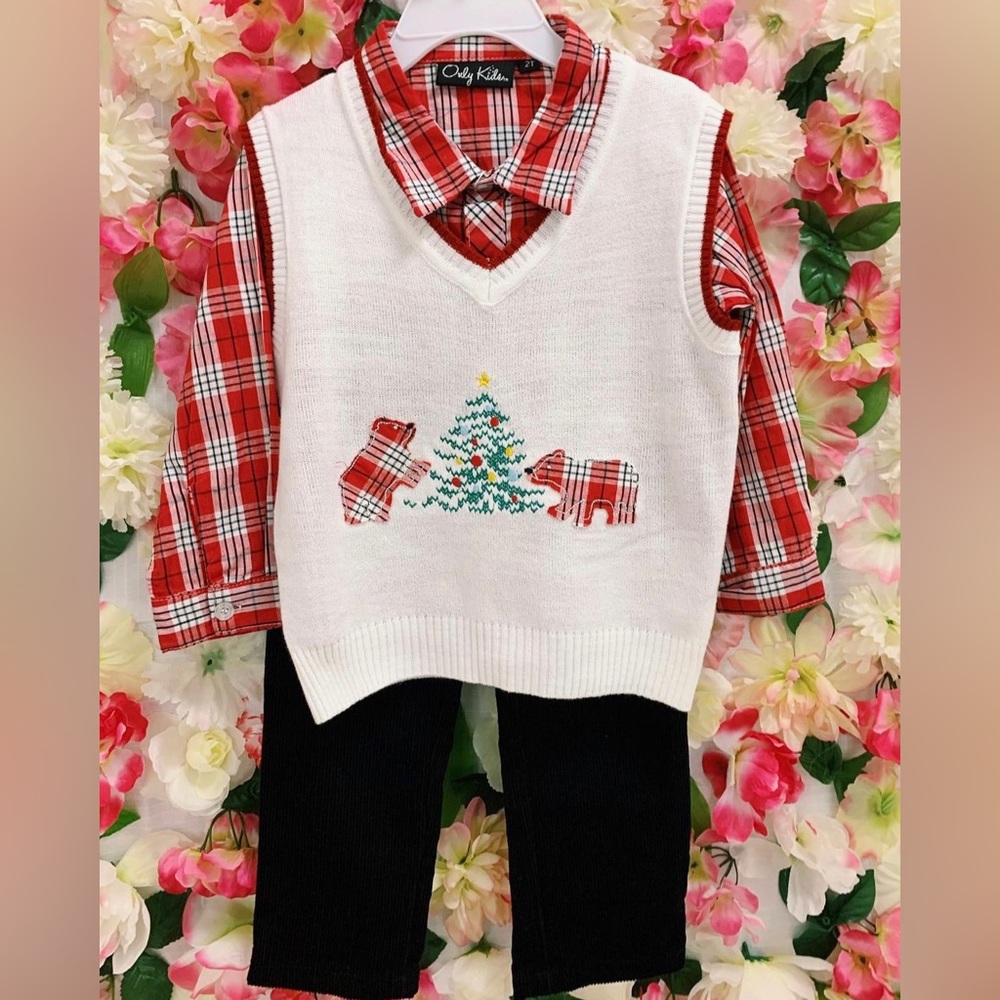 Boys Christmas Matching Set